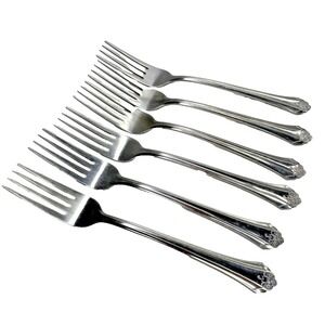 Northland PERCEPTION Stainless Flatware set 6 Dinner Forks Korea Replacement